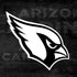 NFL Arizona Cardinals Black & White Moto E5 Play Skin